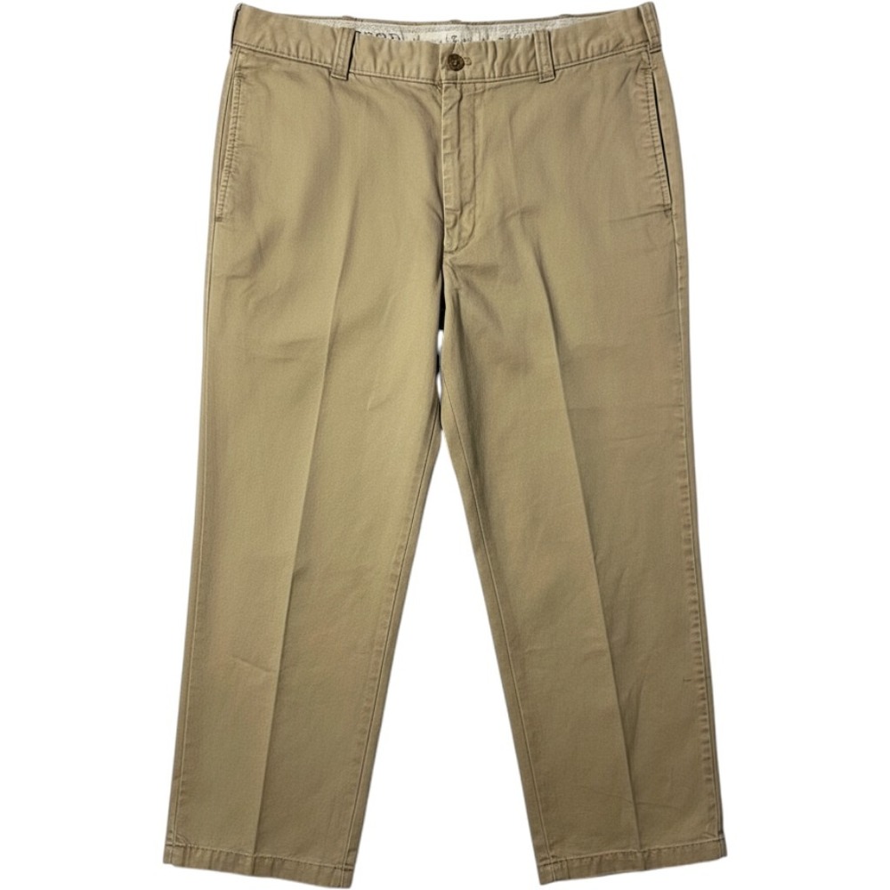 IZOD Saltwater Wash Chinos 36/32 Classic Preppy Khaki Tan Pants